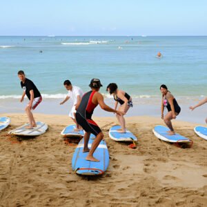 waikiki group surf lessons